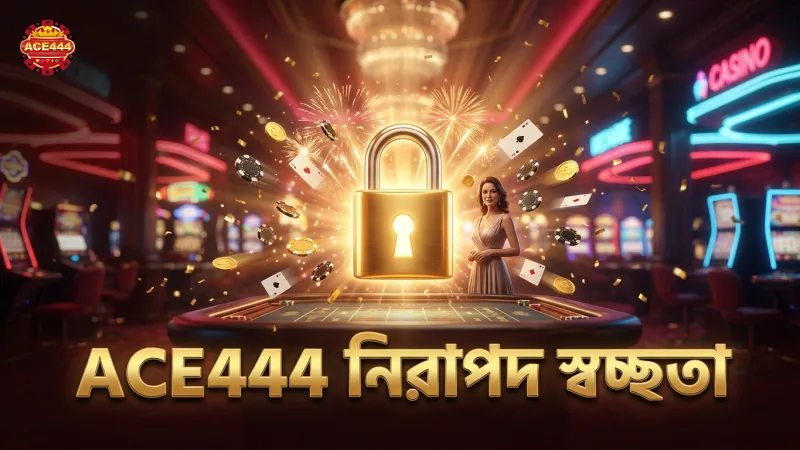 নিরাপদ গেমিং ও স্বচ্ছতা ACE444 এর মূল ভিত্তি