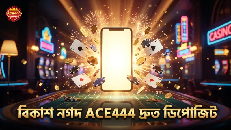বিকাশ ও নগদে দ্রুত এবং নির্ভরযোগ্য ACE444 ডিপোজিট প্রক্রিয়া