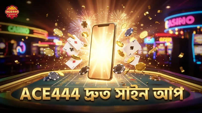 দ্রুত সাইন আপের জন্য ACE444 এর সরল ধাপসমূহ