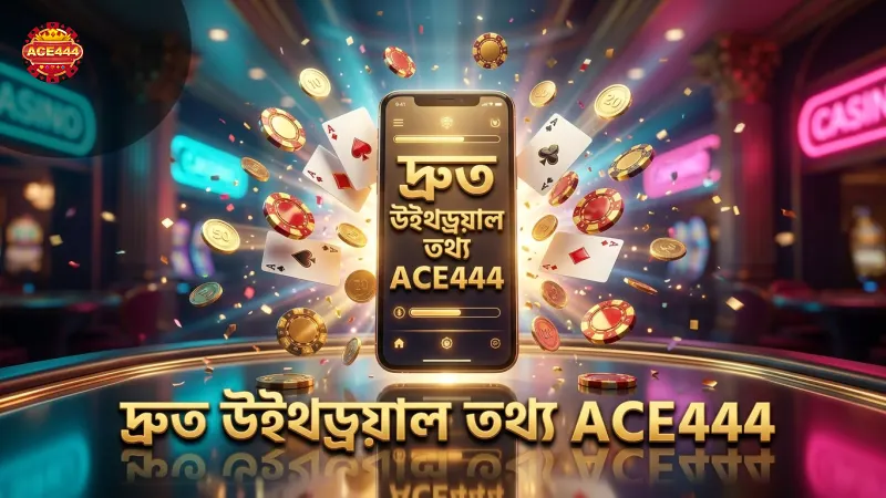 দ্রুত উইথড্রয়ালের জন্য প্রয়োজনীয় সঠিক তথ্য।