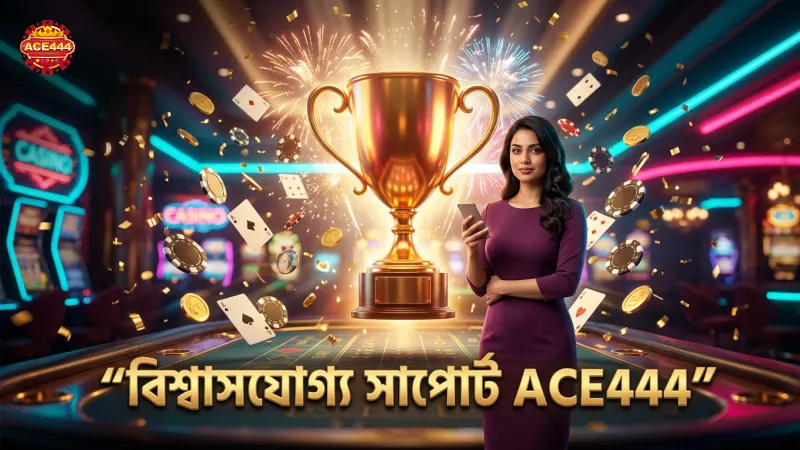 সময়মতো পেমেন্ট নিশ্চিত করতে ACE444-এর বিশ্বস্ত সাপোর্ট।