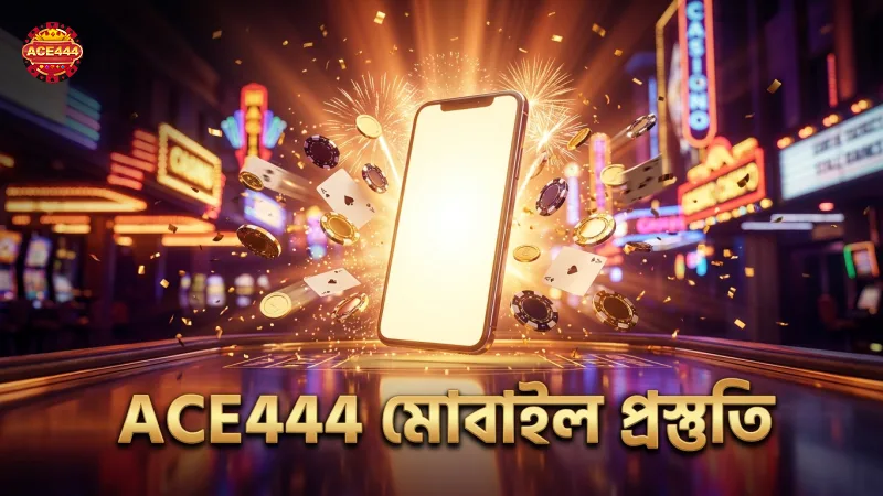 ACE444 মোবাইল অ্যাপে বোম্বিং ফিশিং গেমের প্রস্তুতি।