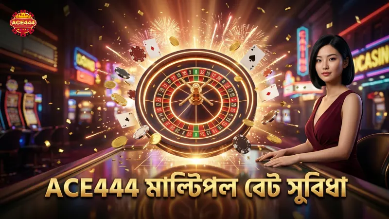 উচ্চ অডস মাল্টিপল বেট তৈরি করে ACE444 বাজির সুযোগ বাড়ান