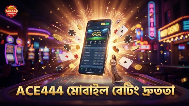 মোবাইল বেটিংয়ে দ্রুততার জন্য ACE444 প্ল্যাটফর্ম সুবিধা