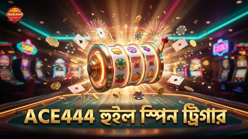 ACE444 মনি কামিং গেমে হুইল স্পিন ট্রিগার গুরুত্বপূর্ণ ভূমিকা রাখে।