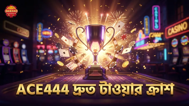 ACE444 প্ল্যাটফর্মে টাওয়ার ক্র্যাশের দ্রুত লোডিং ও সহজ খেলা